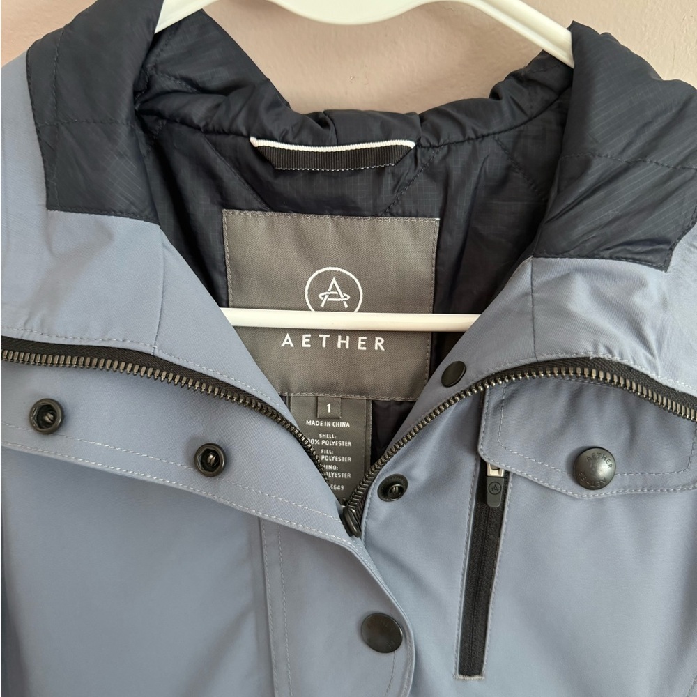 Aether Blue Pull Over Jacket - Picture 2 of 9
